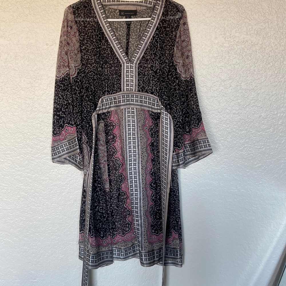 INC Internacional Concepts Dresses Black & Pink Size 14